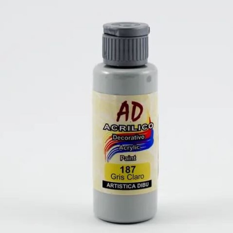 Acrílico Decorativo Ad 60 Ml Gris Claro #Acrílico Decorativo Ad 60 Ml Gris Claro