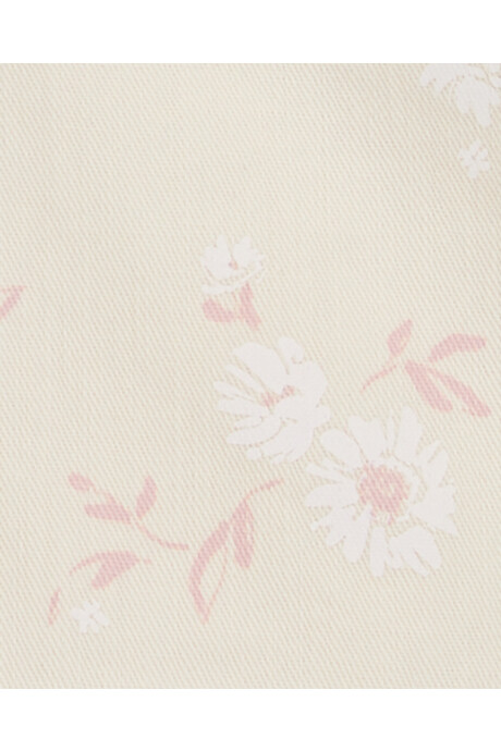Campera jean diseño floral. Talles 2-5T Sin color