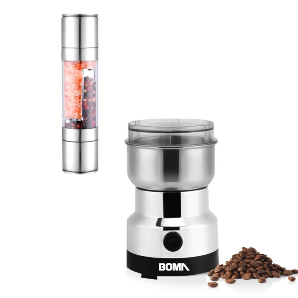 Combo De Molino De Cafe + Molinillo De Pimienta 2en1 PK MOLINILLO CAFE BM661 + PIMIENTA ZXS22