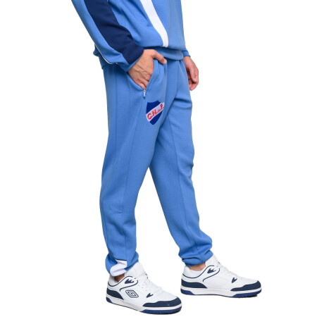 Pantalon de Hombre Umbro Azul Piedra - Negro
