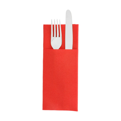 SERVILLETA ROJO AIRLAID CANGURITO 33x40 - 50 uds Servilleta Rojo Airlaid Cangurito 33x40 - 50 Uds