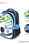 Mochila escolar Azul