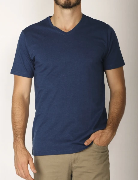 520870 T-SHIRTS HARRY Azul Piedra Melange
