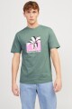 Polera Tampa Estmpado Central Laurel Wreath