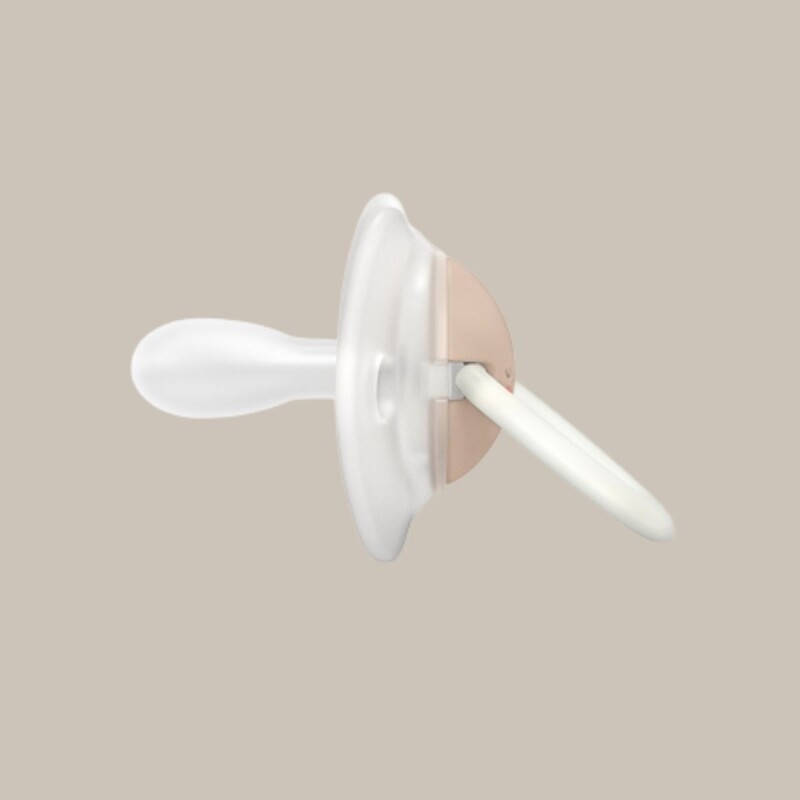 CHS+0BRILLA Set X2 Chupetes Sx Pro Fisiologicos 0 A 6 Meses Brilla En La Oscuridad Suavinex Osito Beige