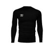 Camiseta Térmica M/Larga Running de Hombre Umbro - 262537U0 Negro