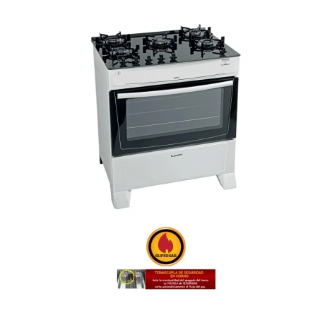 Cocina a Gas 5 Hornallas James C 695 V - 7695 BLANCO