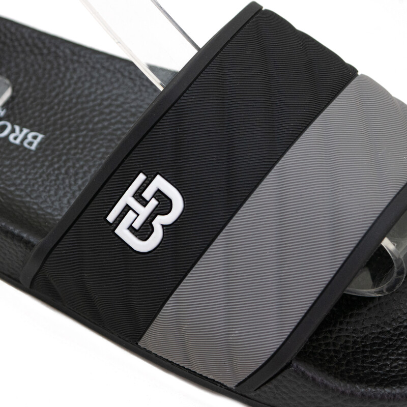 SandaliasThe Brooklyn Haus Chinela de Hombre - YF30M Negro-gris