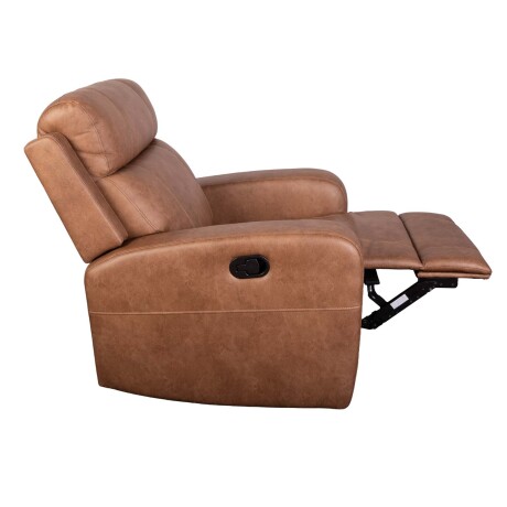 RECLINER MANUAL HAMILTON 1 CUERPO TELA MARRON HAMILTON CAMEL