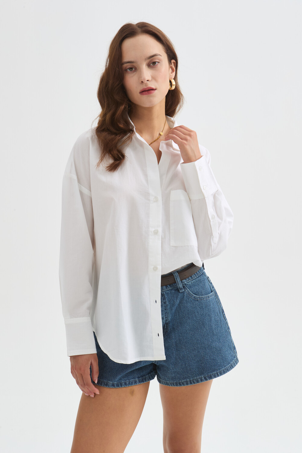 Camisa Tunnis Marfil / Off White