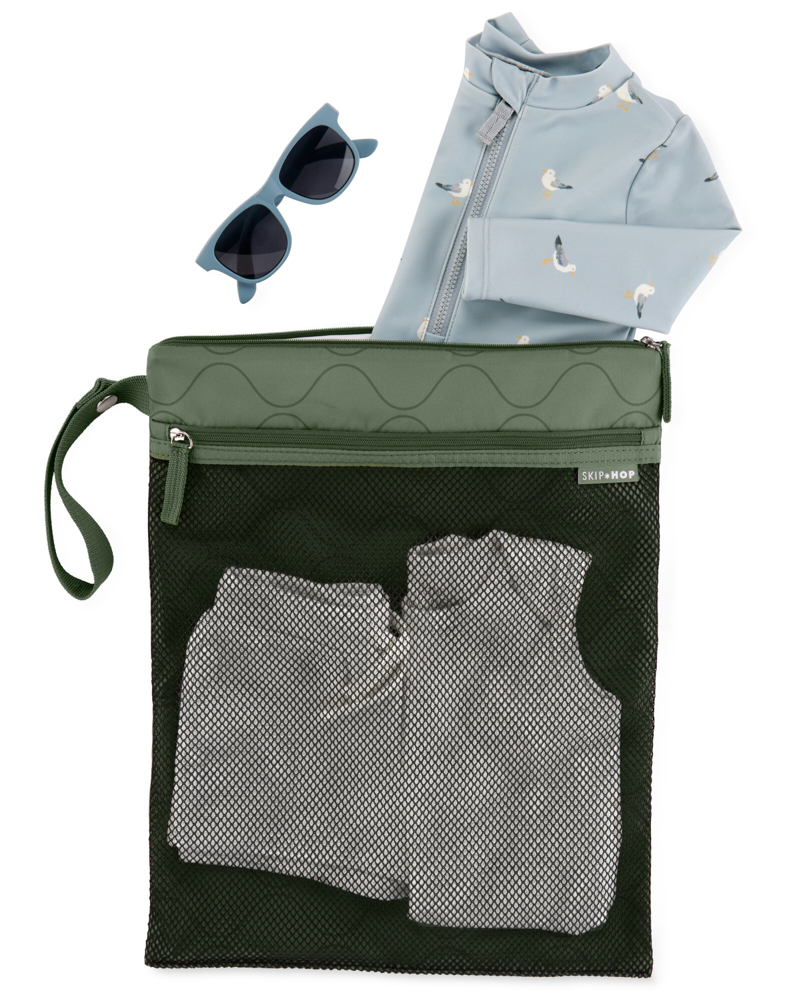 Bolsa impermeable, verde Bolsa impermeable, verde
