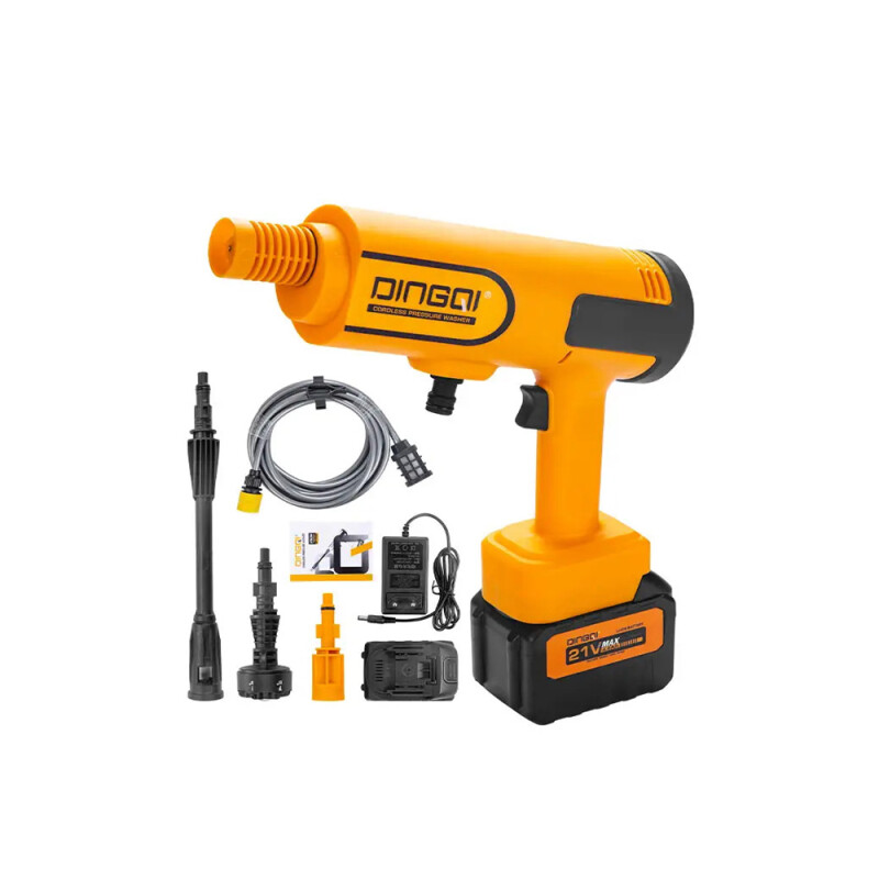 DINGQI HIDROLAVADORA 21V 4.5 LITROS/MINUTO + BATERIA 4.0MAH Dingqi Hidrolavadora 21v 4.5 Litros/minuto + Bateria 4.0mah