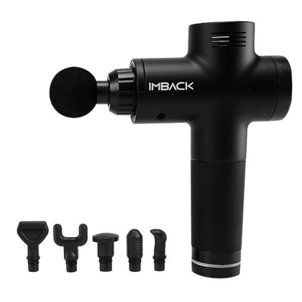 Masajeador Corporal 6 Cabezales Pistola Inalambrico Digital Motor Profesional MSJ008 Masajeador Corporal 6 Cabezales Pistola Inalambrico Digital Motor Profesional MSJ008