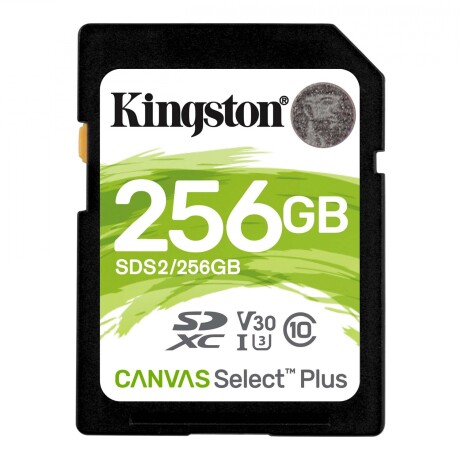 Tarjeta de Memoria Kingston Sd 256GB Canvas 100R/85R 001