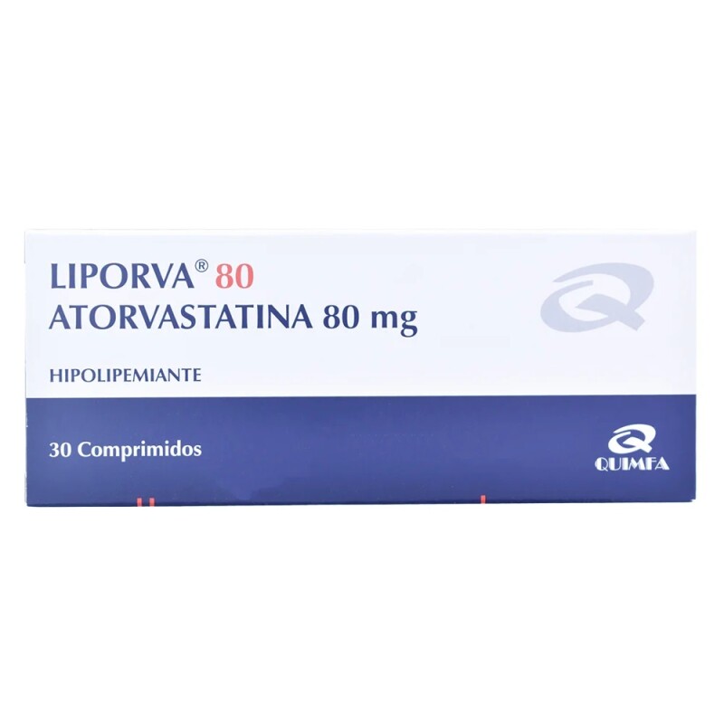 Liporva 80 Mg. 30 Comp. Liporva 80 Mg. 30 Comp.