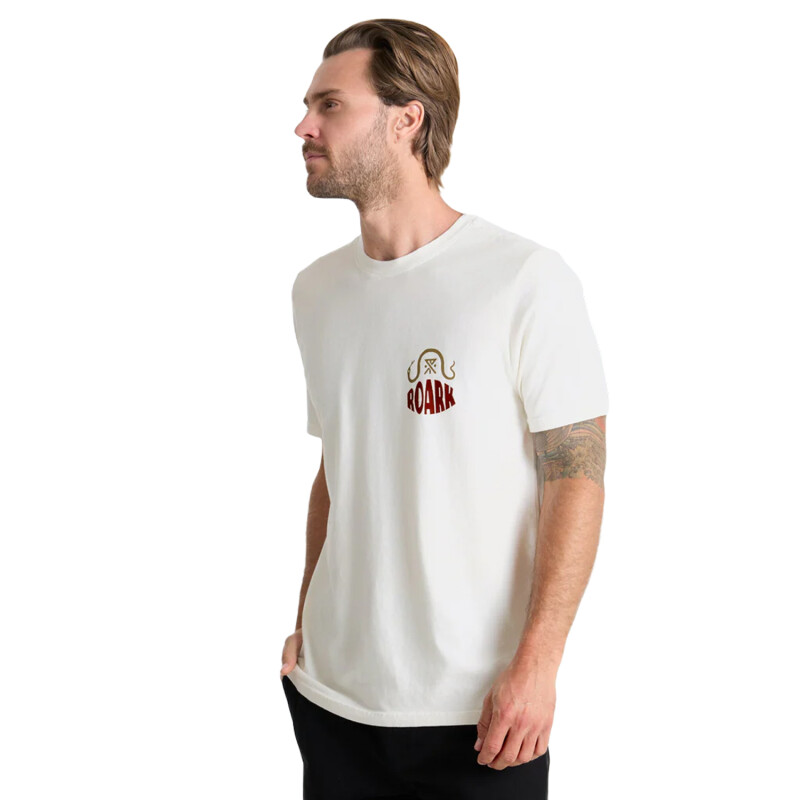 Remera Roark Palm Snake - Blanco Remera Roark Palm Snake - Blanco