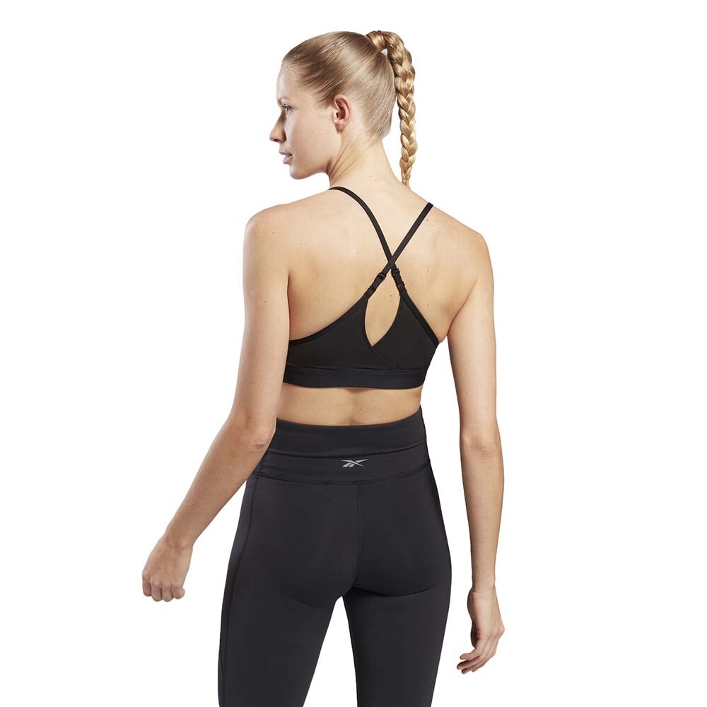 Bra Training Reebok Lux Strappy Sports Mujer Black