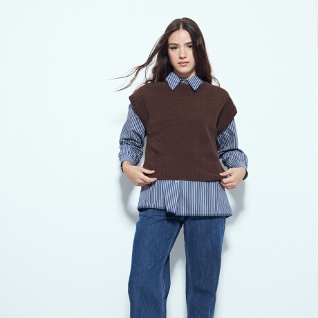 CHALECO ALCALA Chocolate