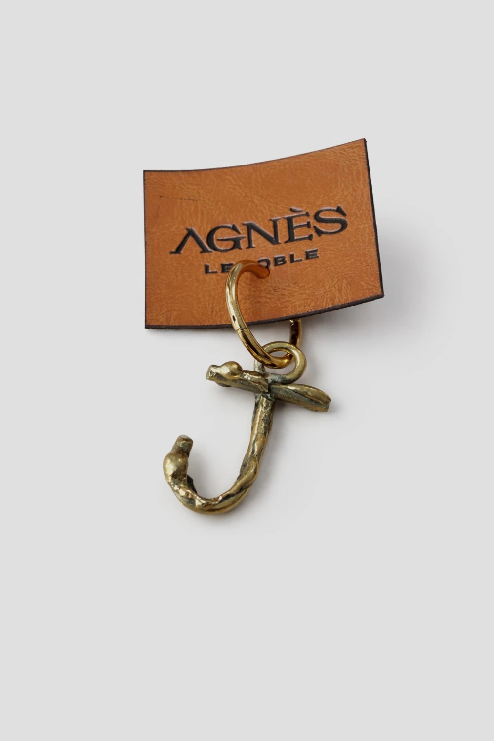 Spelling Earrings Bronce - J