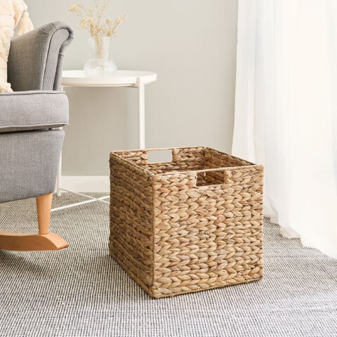 Cesta cuadrada jacinto de agua Cesta cuadrada jacinto de agua