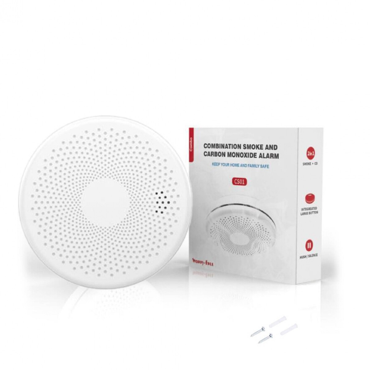 Detector De Humo Y Monóxido De Carbono WIFI SM-CS01 