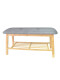 BANCO PIE DE CAMA GRIS