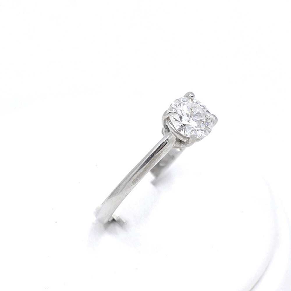 Anillo En Oro 18K Blanco Con Brillante Anillo En Oro 18K Blanco Con Brillante