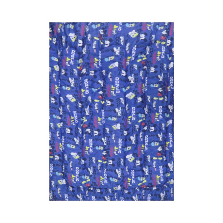 Acolchado Infantil 1 Plaza 100% Microfibra Mickey Y Sus Amigos Azul