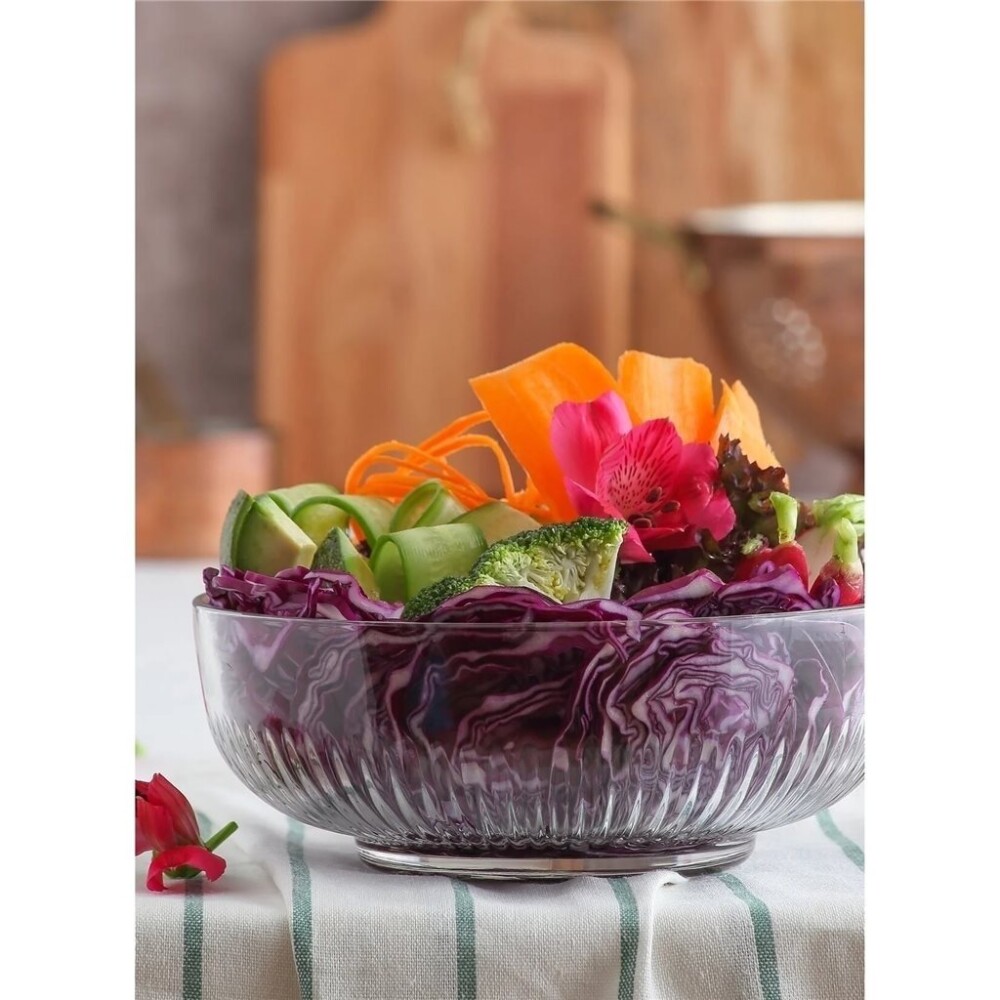 Bowl Ensaladera de Vidrio LAV Tokyo 2,6 L – 23 cm BOWL 2600CC D23CM TOKYO LAV