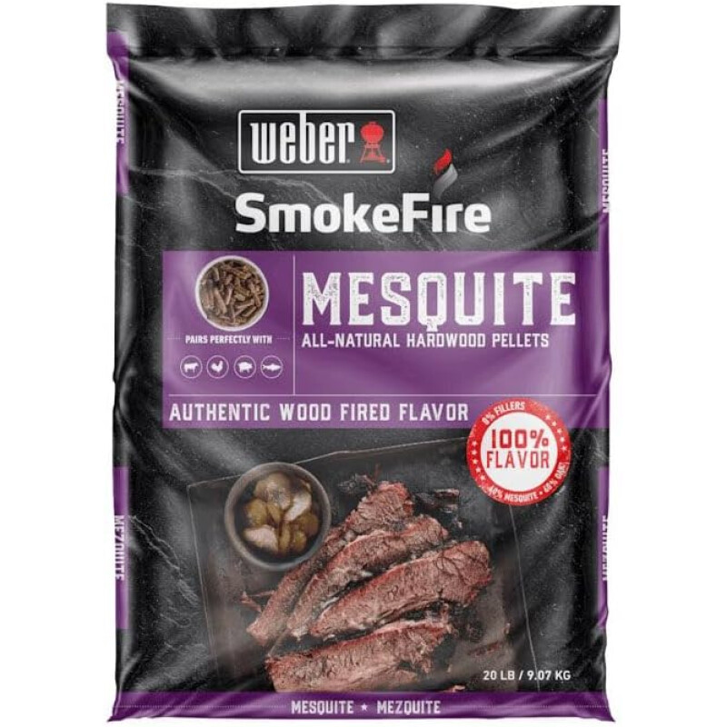 Pellets de madera Mesquite Weber Pellets de madera Mesquite Weber