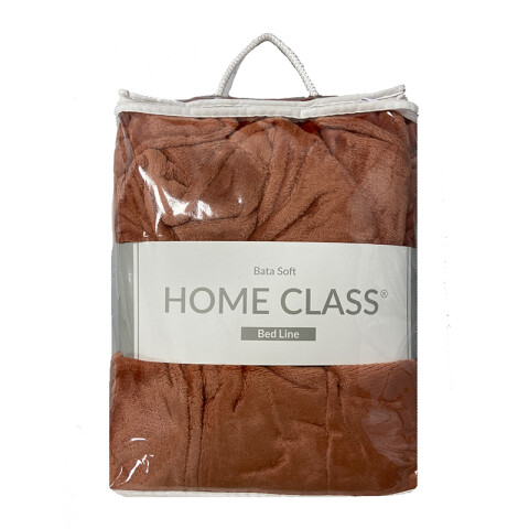 Bata de Cama Microfibra Home Class Talle P al XG TERRACOTA