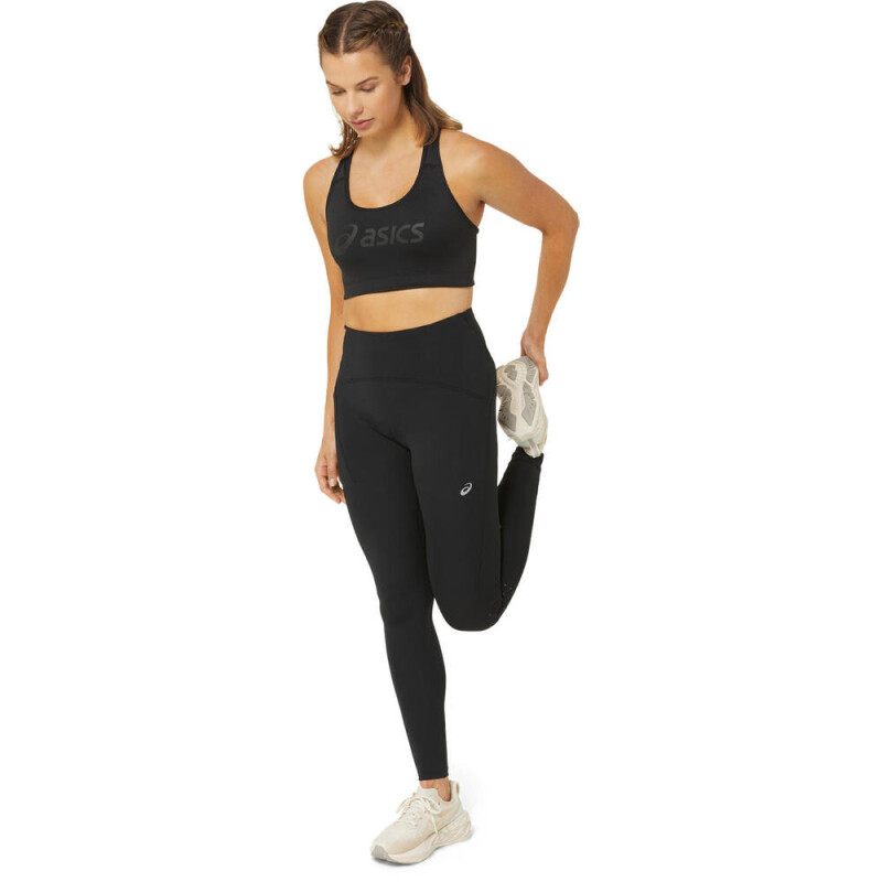 Tights Running Road High Waist Tight Mujer Performance Black