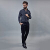 Camisa Luxury negra cuadros