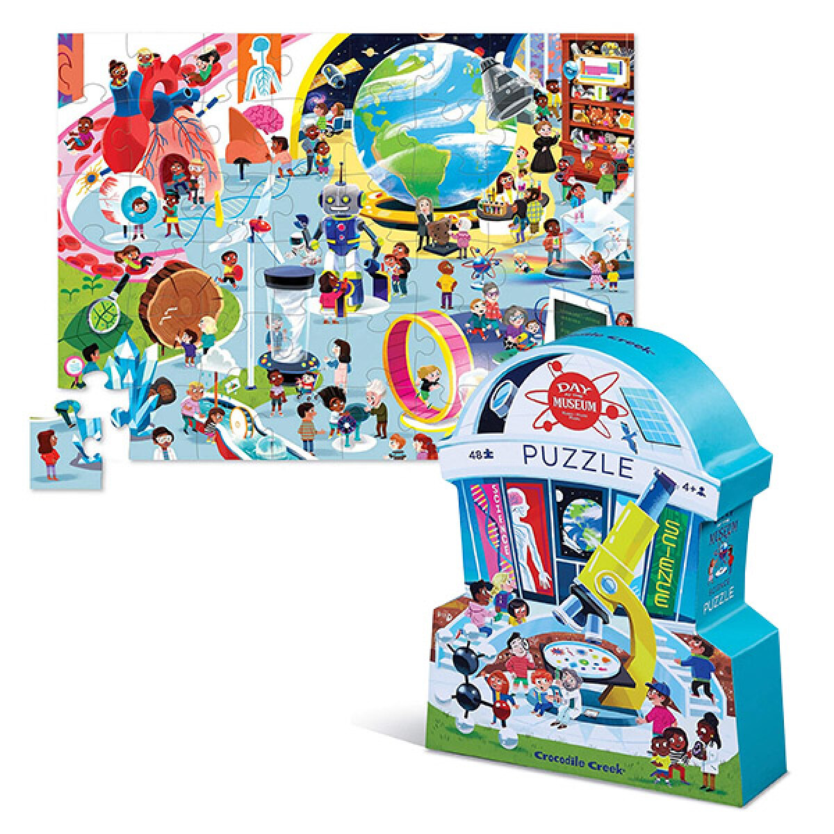 Puzzle Crocodile Creek 48 Piezas 45 cm x 60 cm - Varios Diseños - CIENCIA 