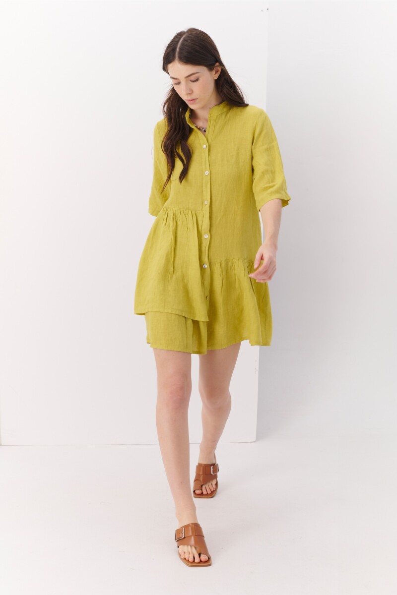 VESTIDO LINO STEP LIMA