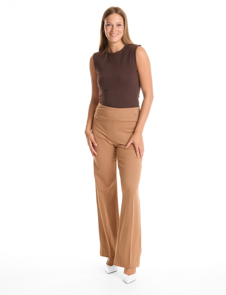 Pantalon Confort Pull On - Tostado 