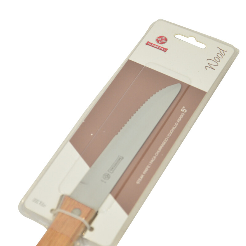 Cuchillo de Churrasco 5" MADERA