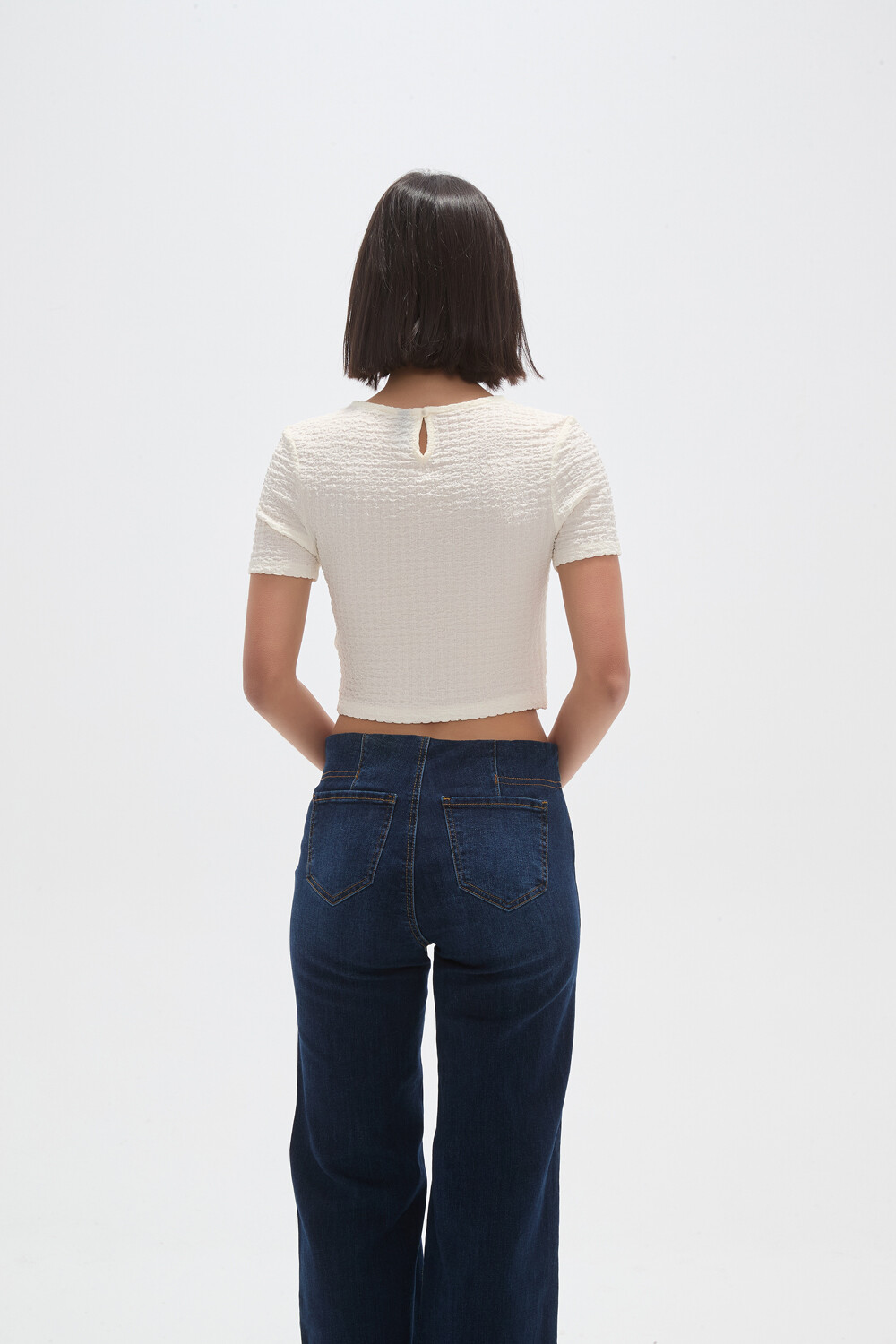 Tops Frilo Marfil / Off White