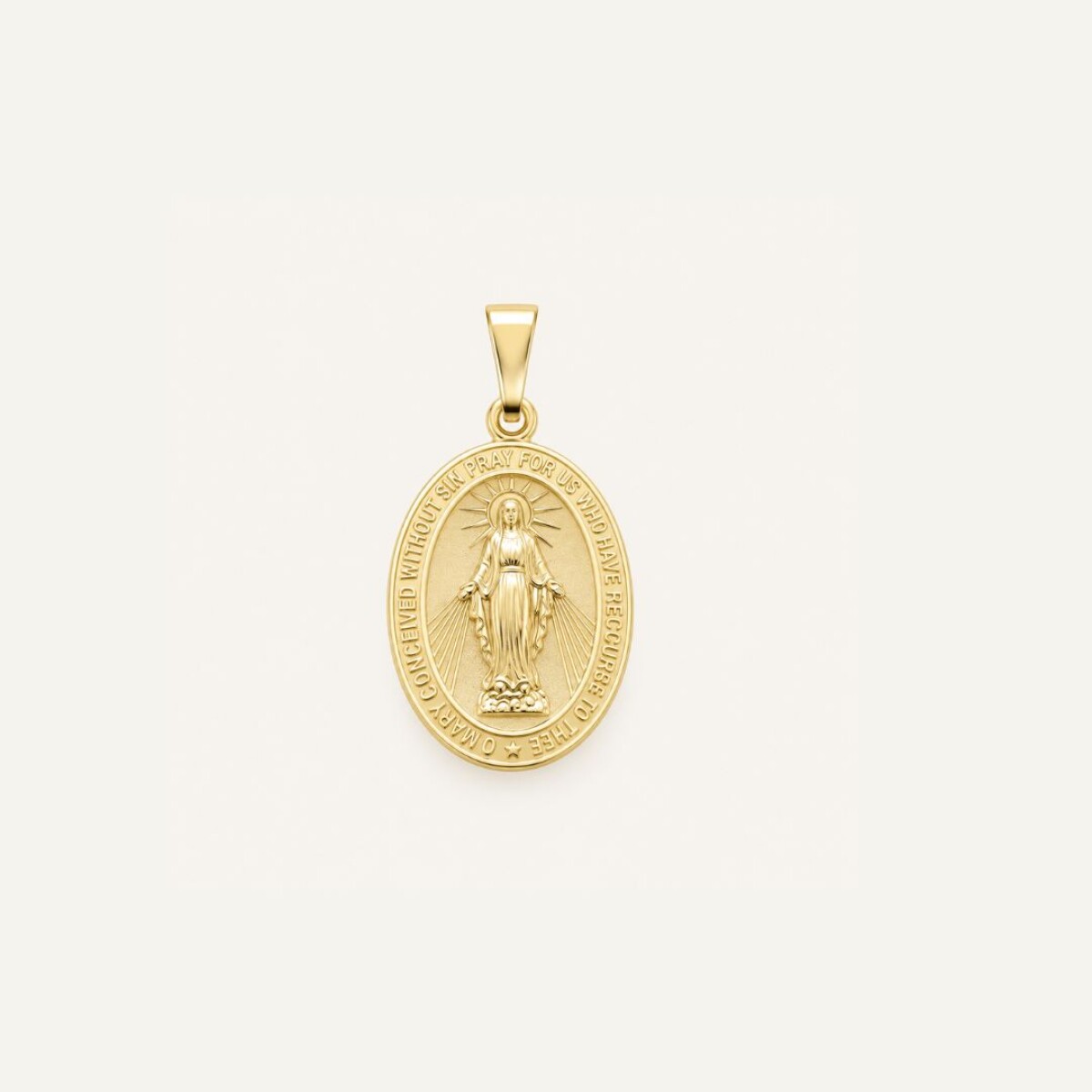 Medalla Virgen Milagrosa N2 - Oro 10k 