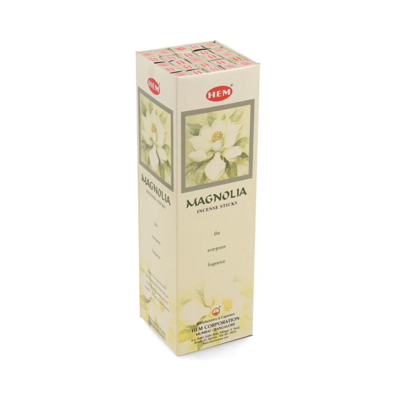 INCIENSO HEM CAJA DE CARBÓN X25 Magnolia