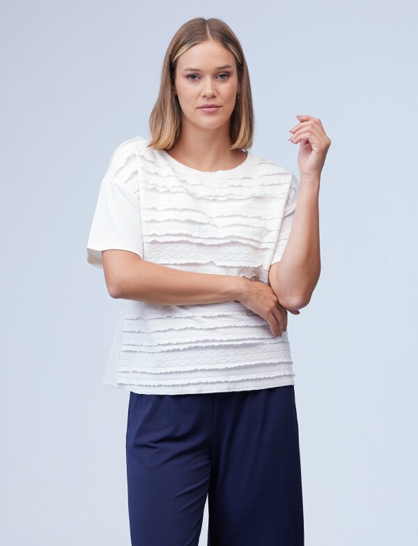 Blusa Textura CRUDO