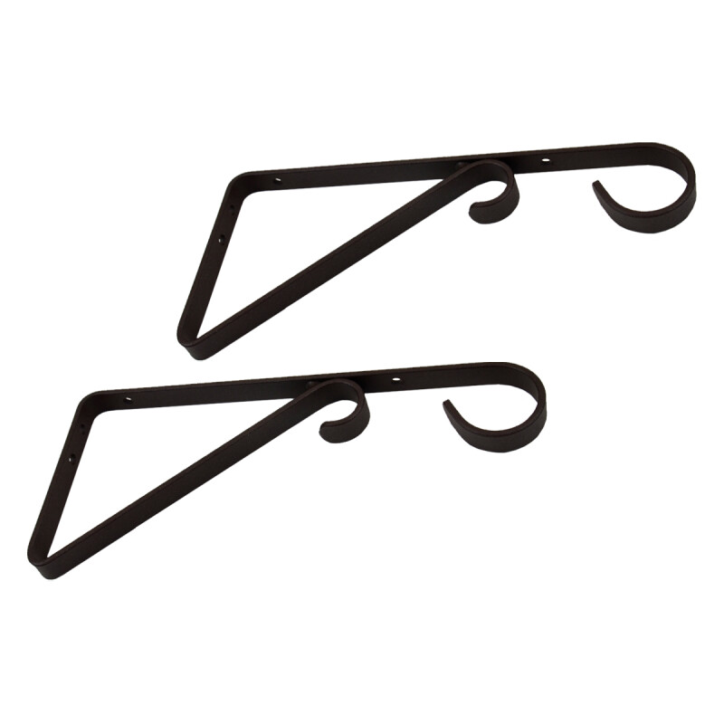 2 Soportes para macetas 25 cm MARRON