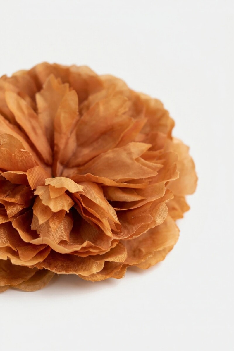 HEBILLA PIN FLOWER LARGE Naranja