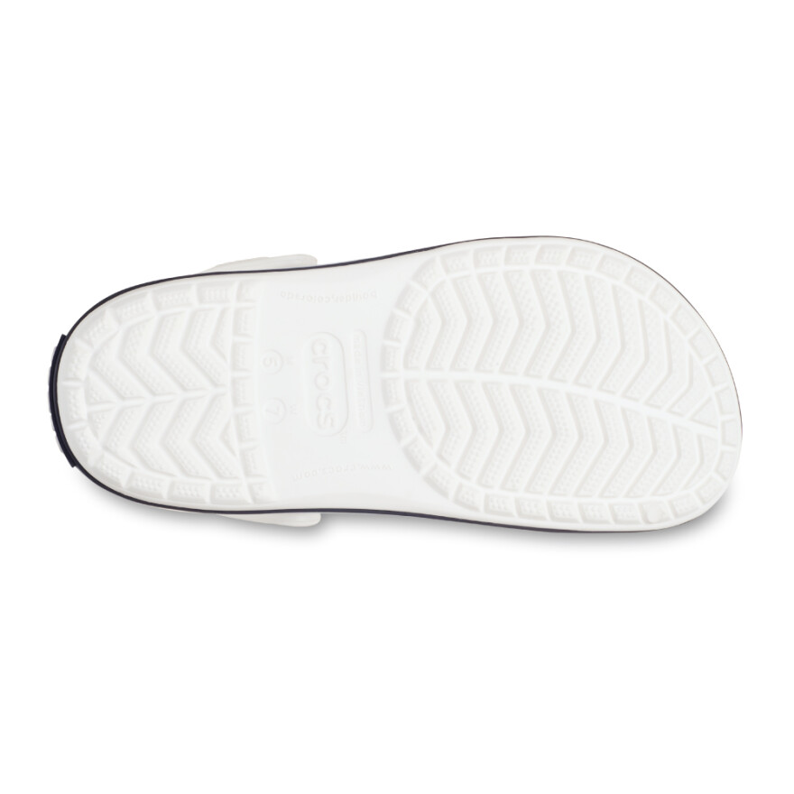 Crocs Crocband Clog - Unisex White/white/navy