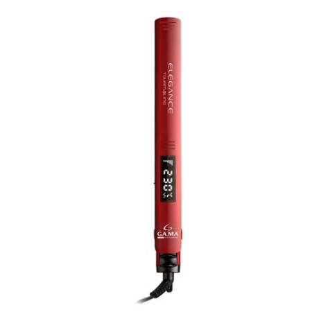 Planchita de pelo digital GAMA Elegance con tourmaline Rojo