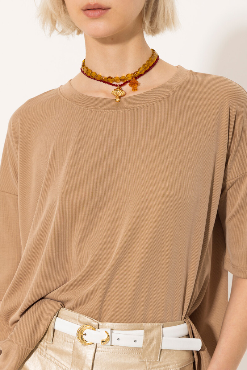 REMERA TEO Beige