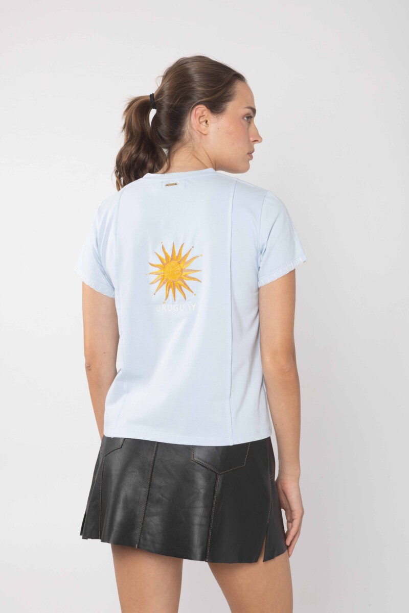 TSHIRT SHORT URU Celeste