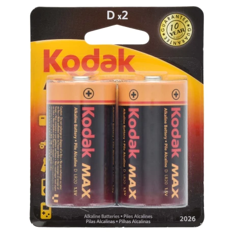 PILAS GRANDE KODAK MAX ALKALINA D X 2 PCS PCS 30857872 PILAS GRANDE KODAK MAX ALKALINA D X 2 PCS PCS 30857872