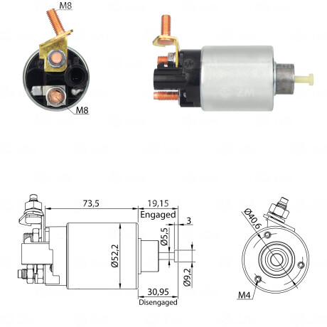 AUTOMATICO DE ARRANQUE HYUNDAI HYUNDAI KIA CHEVROLET DELCO REMY 12V ZM AUTOMATICO DE ARRANQUE HYUNDAI HYUNDAI KIA CHEVROLET DELCO REMY 12V ZM