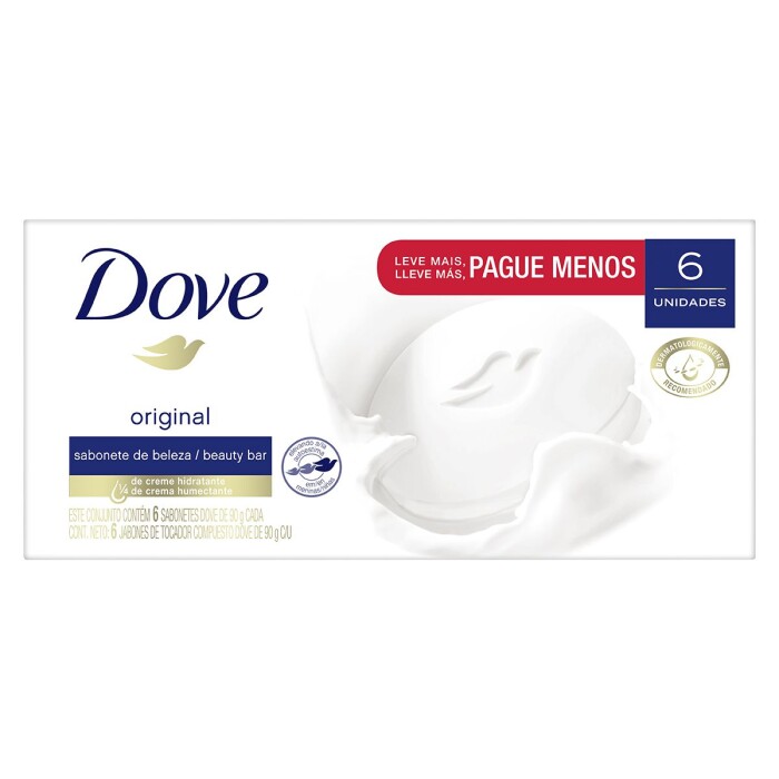 DOVE JABON BLANCO X 6 PAGUE 5 Y LLEVE 6 única